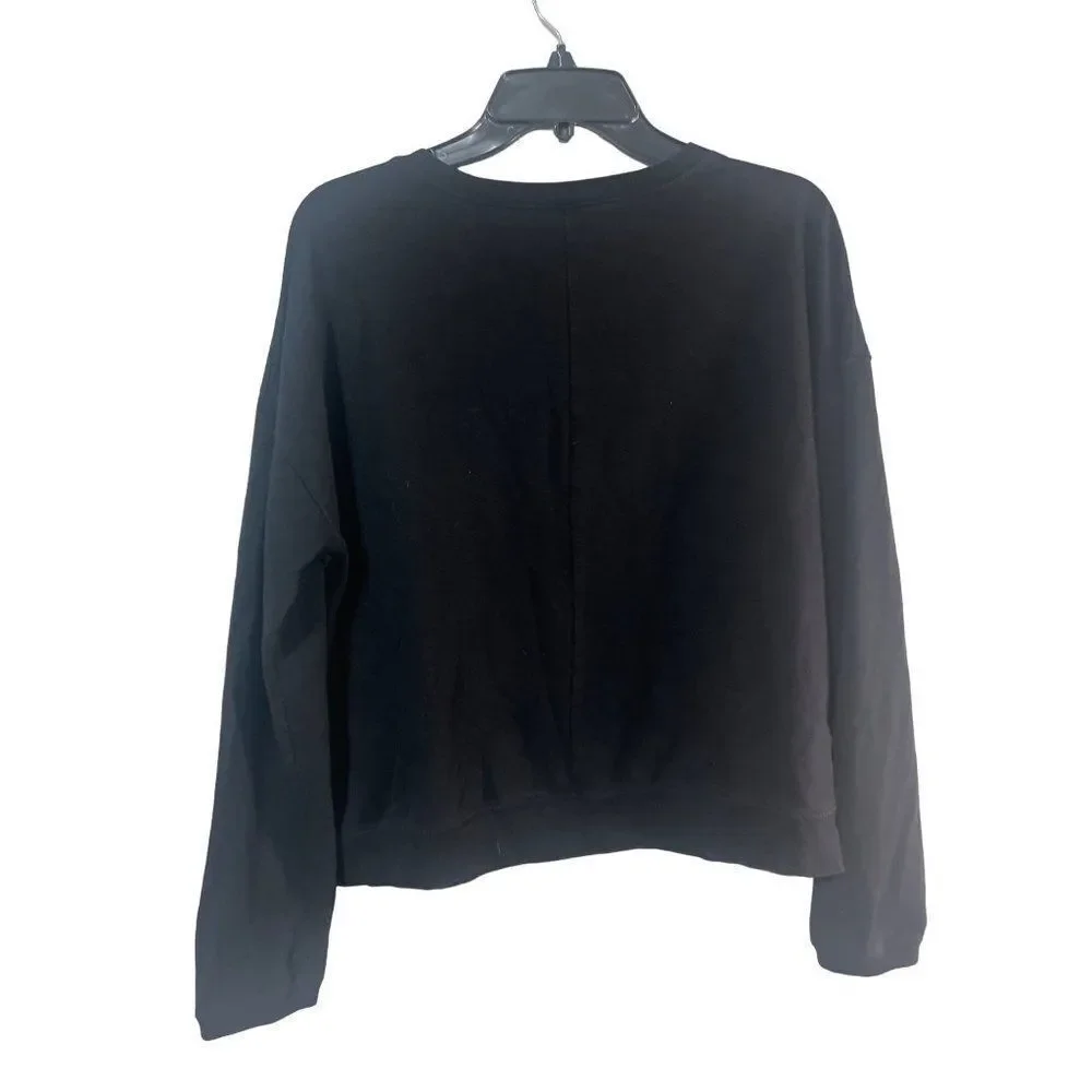 Girls Disney tinker bell Solid Black Long Sleeve Size XL‎
